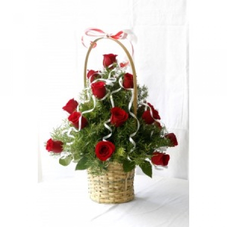 Fresh and Gorgeous - 12 Stems Basket